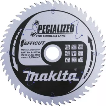 Makita Efficut B-57336 cirkelzaagblad, 165 x 20 mm, 56 tanden