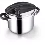 Snelkookpan voor fornuis Lamart LTDSD6 6 l zwart rvs