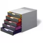 Durable VARICOLOR 5 Ladebox, 5 laden, meerkleurig