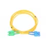 Extralink patchkabel SC/UPC - SC/APC, singlemode duplex, G.652D glasvezel, PVC 3 mm, 5 m