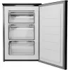 Bomann GS 7253 vriezer, 87 l, energieklasse C, klimaatklasse SN-T, omkeerbare deur, donkere roestvrijstaal-look, zwart