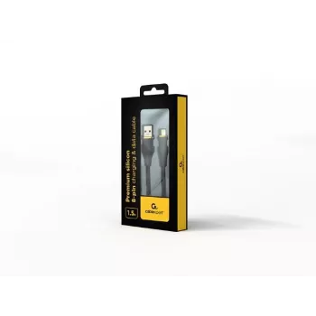 USB-A naar Lightning-kabel Gembird CC-USB2S-AM8PM-1.5M-BK — USB 2.0, 1,5 m