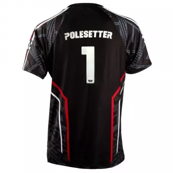 Polesetter ONE simracing-jersey rood - L