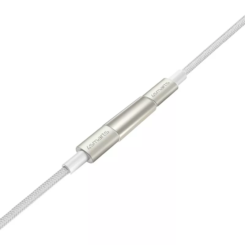 4smarts USB-C-naar-USB-C-kabel PremiumCord 100W 3m wit - 3 m - USB C - USB C - USB 2.0 - 0,48 Gbit/s - wit