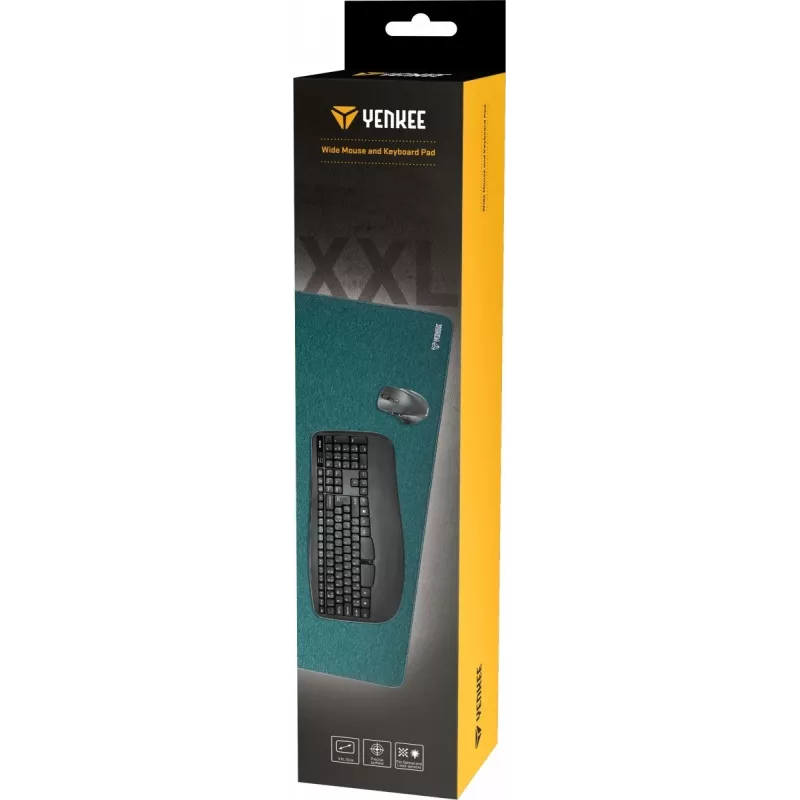 Onderlegger voor muis en toetsenbord YENKEE YPM 9040GN Office XXL