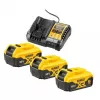 Accu- en opladerset DeWALT DCB1104P3-QW lithium-ion 5 Ah