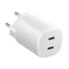 Oplader Xiaomi Nano Turbo 45W wit — 2× USB‑C AC indoor voor smartphone & tablet