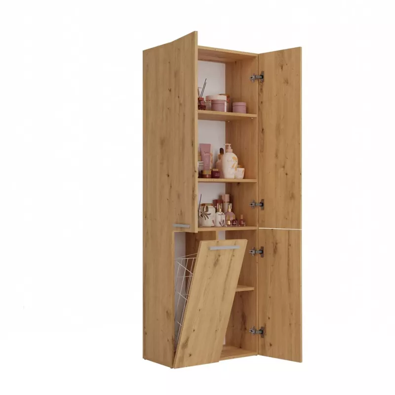 Topeshop NEL 1K DD ART KPL badkamerkast eiken