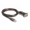 Adapter USB 2.0 Type-A naar serieel RS-232 D-Sub 9-polig stekker DeLOCK 62646