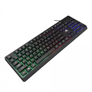 Baracuda Starfish zwart US-toetsenbord model STARFISH — compact formaat, US-layout