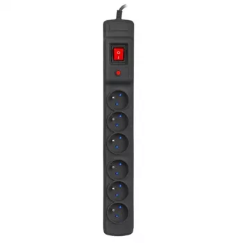 Armac M6/25/CZ stroomverdeeleenheid (PDU) 6 AC-uitgangen zwart