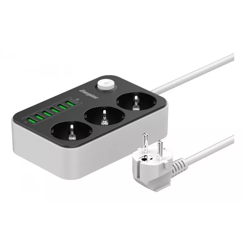 Draagbare powerbank Energizer EPB2500W01EU 2500 mAh USB-uitgang compacte oplader