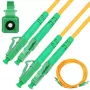 Glasvezel-patchkabel Extralink LC/APC – LC/APC, singlemode duplex 9/125 µm G.657.A1, 1 m
