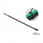 Parelkabelbinder DeLOCK 19566 L 100 x B 2,4 mm zwart 100 stuks