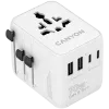 CANYON reisadapter OnTour 70 EU/UK/US/AUS 70W wit