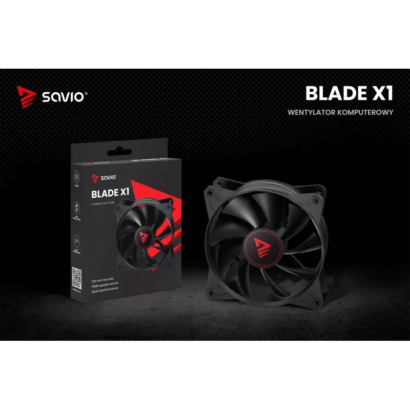 SAVIO SAVGBLADE 120mm PWM behuizingsventilator
