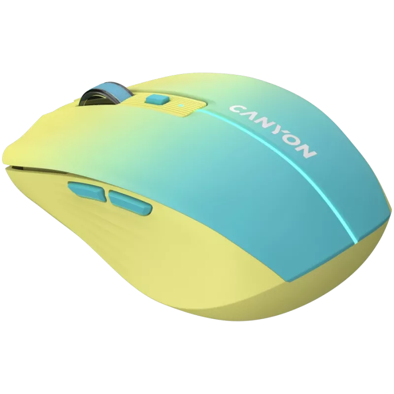 CANYON Muis MW-44 Draadloos Opladen Geel Blauw