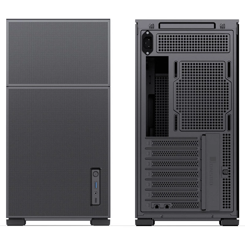 Jonsbo D41 Mesh Standard ATX pc-behuizing – zwart, gehard glas