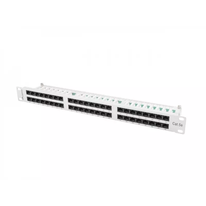 Patchpanel 1U Lanberg PPU5-1048-S