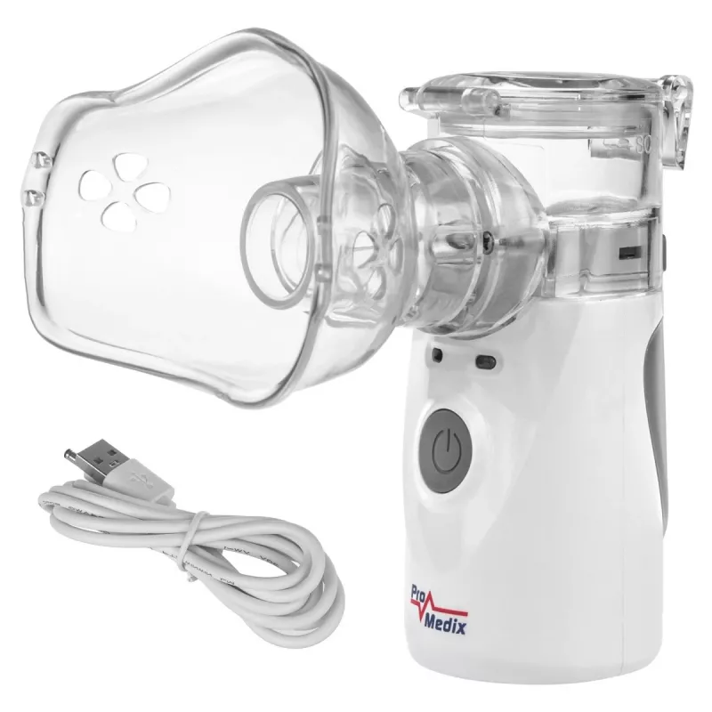 Draagbare mesh-vernevelaar ProMedix PR-835 USB-vernevelaar, vernevelaar op batterij draagbaar
