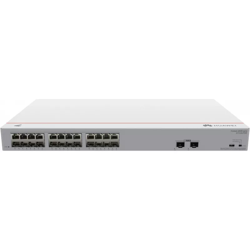 HUAWEI eKit S110 Serie S110-24LP2SR unmanaged L2 Gigabit Ethernet (10/100/1000) Power over Ethernet (PoE) 1U grijs