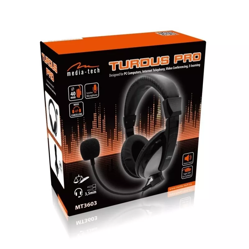 Bedrade hoofdtelefoon Turdus Pro MT3603