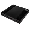Akasa Plato TN - ultra small form factor (USFF) - pc - zwart - aluminium - thuiskantoor - Kensington
