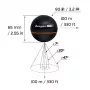 Draagbare fishfinder Deeper Smart Sonar PRO+ 2 sonar 675 kHz, 100 m bereik, 65×65×65 mm, Li‑Ion 950 mAh