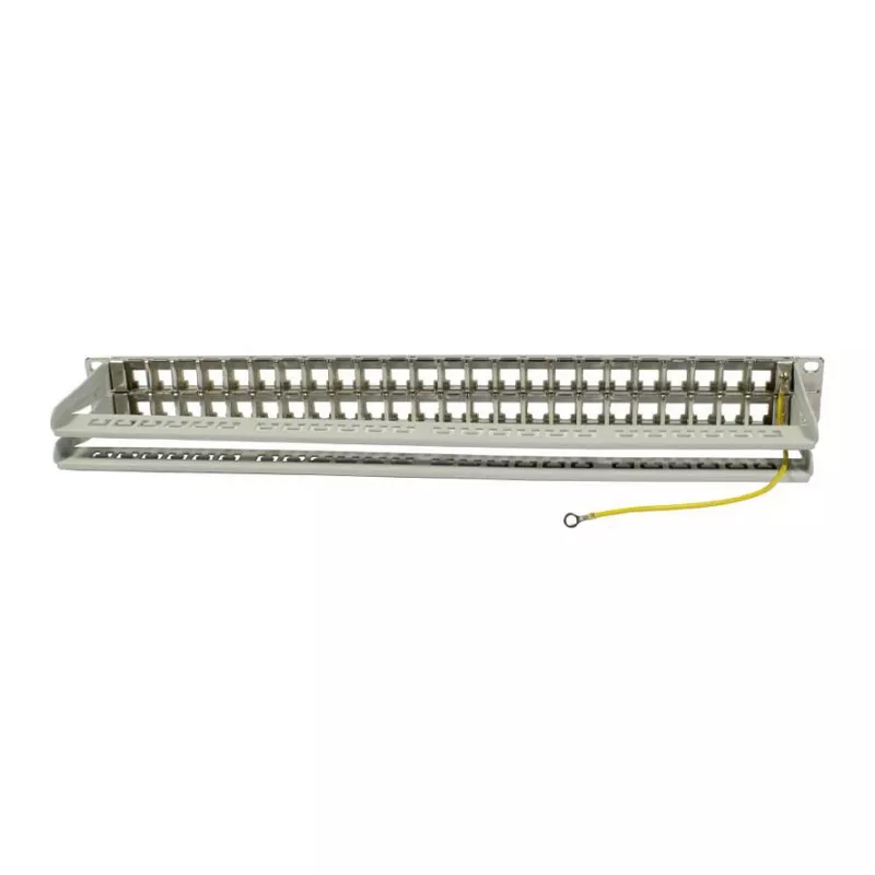 Synergy 21 S216339 19" Keystone patchpaneel voor 48 modules, 1U, lichtgrijs