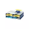 styrodoc duo documenten-opbergbox van polystyreen blauw - grijs (268-0202.38)