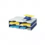 styrodoc duo documenten-opbergbox van polystyreen blauw - grijs (268-0202.38)