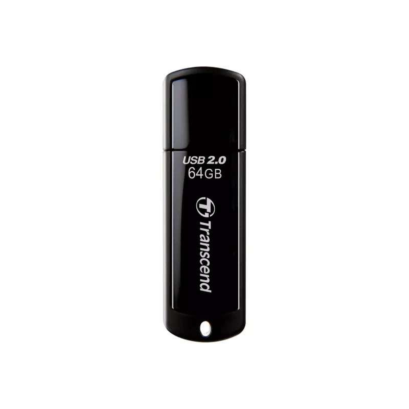 USB-flashdrive Transcend JetFlash 350 64GB, USB 2.0, zwart