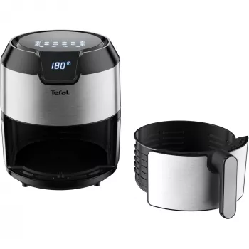Tefal Easy Fry EY401D Single 4,2 L losse heteluchtfriteuse 1500 W zwart, roestvrij staal
