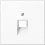JUNG LS 969-1 UA WW Afdekking voor IAE/UAE-aansluitdoos, wit