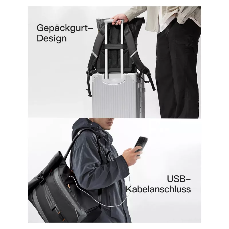 inateck laptoprugzak 15,6 BP01009 zwart 22-26,8 L