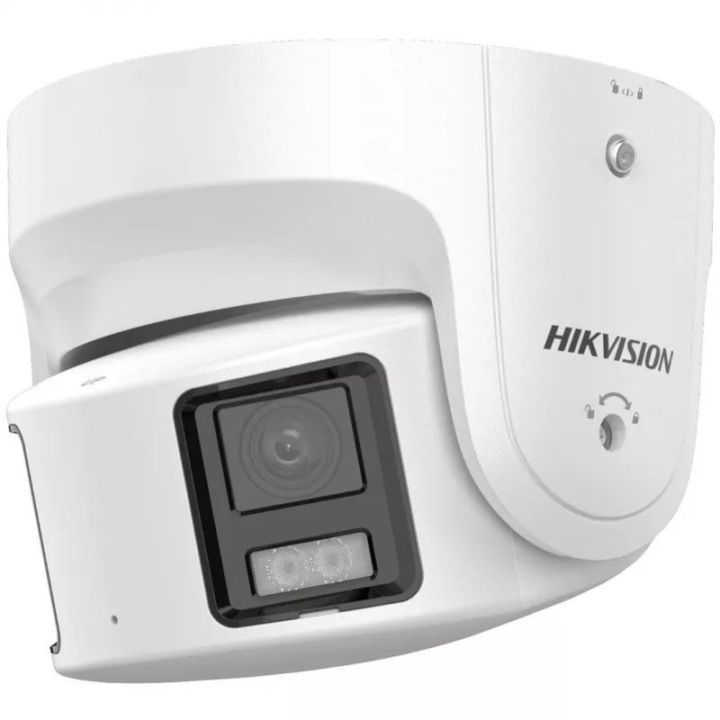 Hikvision DS-2CD2387G2P-LSU/SL (4mm)(C) ColorVu panorama-turret-IP-camera, 8 MP, 4 mm, 180°, IP67, PoE, wit