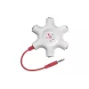 Belkin F8Z274BT - groen - wit - 1x 3,5mm - 5x 3,5mm - male - female