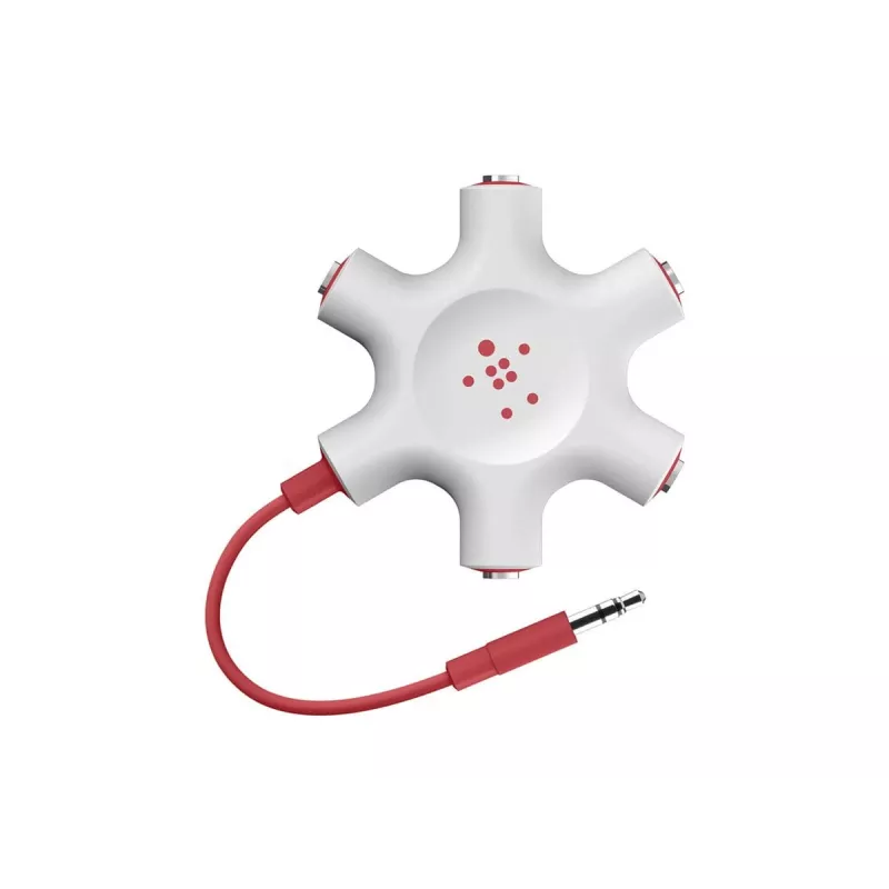 Belkin F8Z274BT - groen - wit - 1x 3,5mm - 5x 3,5mm - male - female