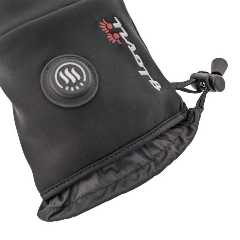 Handschoenen Glovii GLWM polyester, touchscreen, winddicht, weerbestendig, gevoerde handpalm, antislip, verwarmingsfunctie, S-M, zwart
