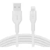 Kabel Belkin Cbl Scicone USB-A LTG 2M blc wit USB A USB C Lightning