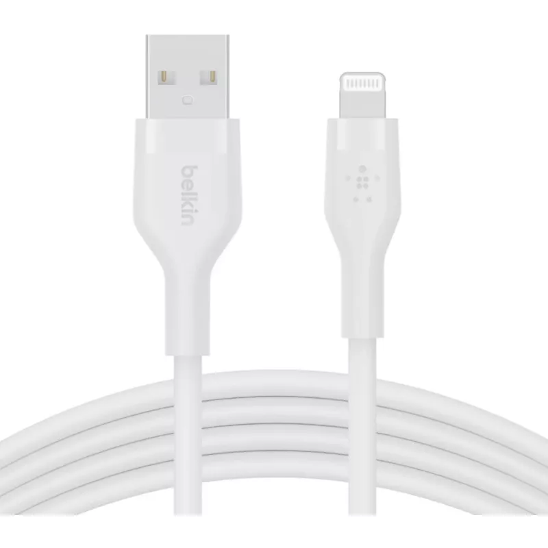 Kabel Belkin Cbl Scicone USB-A LTG 2M blc wit USB A USB C Lightning