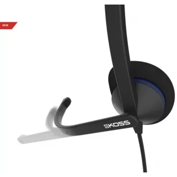 Koss | Hoofdtelefoon | CS195 USB | Bedraad | On-Ear | Microfoon | zwart