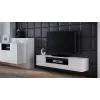 Cama TV-standaard VIVA 180 wit/wit glanzend + zwart