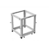 19 inch open rack LANBERG 12U, verstelbare diepte 600–1100 mm, grijs