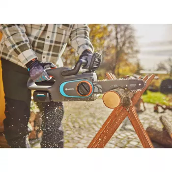 Accu-kettingzaag PowerSaw 250/18V P4A Ready-To-Use set (grijs/turkoois, Li-Ion accu 2,5Ah P4A, POWER FOR ALL ALLIANCE)