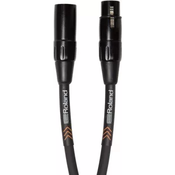 Microfoonkabel Roland RMC-B20 — symmetrische hoogwaardige XLR-stekkers, 3-polige symmetrische audiokabel