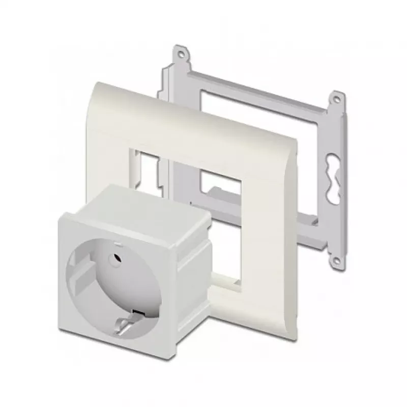 Stopcontact DELOCK CEE 7/3 (type E) wit, 250 V, 16 A, 4000 W