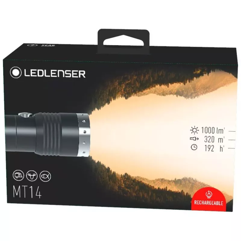 Led Lenser MT14 zaklamp zwart,zilver