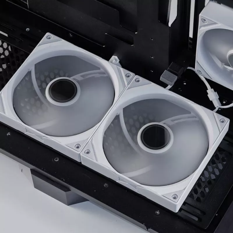 TRYX ROTA PRO 140mm behuizingsventilator - wit