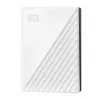 Western Digital WD My Passport 5 TB wit USB 3.0 / 2,5 inch, 19,15 mm / 256-bits versleuteling / WD Backup / wit (WDBPKJ0050BWT-WESN)